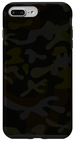 iPhone 7 Plus/8 Plus Camouflage Camo Dark Brown Black Graphic Case