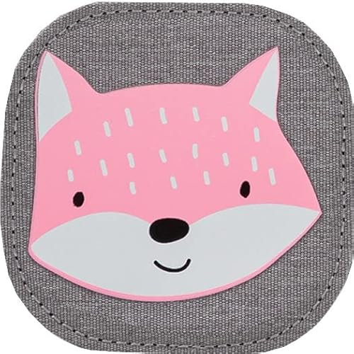 Klett Patch Zubehör für JP Journey Taschen für Musikbox und Kleine Kekse Rucksack, 8 x 8 cm (1 Stück Fuchs)