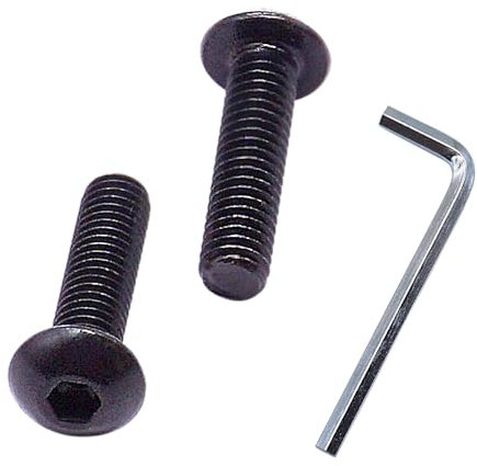 SKIR'CO (150 pz) Viti a testa bombata con esagono incassato M4 x 16 mm, viti in acciaio, colore nero Bulloni ISO 7380-1, completamente filettati