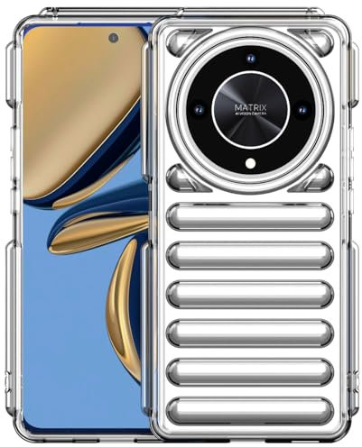 PanXCase Cover per Honor Magic 6 Lite / Magic6 Lite - Custodia Carino Strano Disegni Fullbody Airbag Donna Ragazza Antiurto Resistente Protezione Bumper Case (Trasparente)