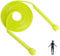Senshuomy Adjustable Skipping Rope for Adult and Kids,Jump Rope,With Adjustable Length,Lightweight and Portable,Featuring a Comfortable Handle for Speed Jumping(Yellow)