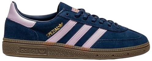 adidas Handball Spezial J Sneakers per ragazzi, colore nero/bianco, suola in gomma (Core Black/Footwear White/Gum5), taglia 38⅔, 7 US Women/6 US Men