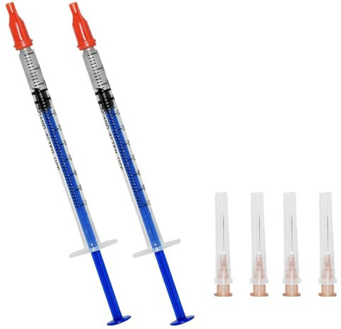 Vernice Conduttiva,Colla Conduttiva Elettrica,Pasta d'argento Conduttiva,Mezzo in Polvere d'argento Conduttivo,Ago Conduttivo in Pasta D'argento per Riparare Tastiere,Circuiti Stampati 2 Pezzi,0.2ml