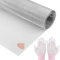 Hejo Rotolo Rete Metallica Maglia Piccola 3000 MM X 300 MM,Rete Zanzariera Metallica Rigida per Recinzioni con Guanto,Facile da Tagliare Rete per Zanzariere in Acciaio Inox per Casa,Cucina,Giardino