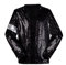 Shuanghao Kostüme Pailletten Lose Anzugjacken für Erwachsene Kinder Weihnachten Halloween Cosplay Rollenspiel Partys Tänze Retro Punk Männer Frauen Kleidung Schwarz (H:165-175cm W:60-65kg, Erwachsene)