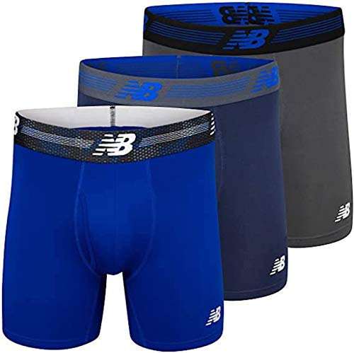 New Balance Herren-Boxershorts ohne Eingriff, Orca/Pigment/Team Royal, M