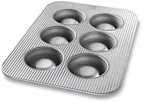 USA Pan Brownie Bowl Dessert Pan, 6 Cup, Aluminized Steel