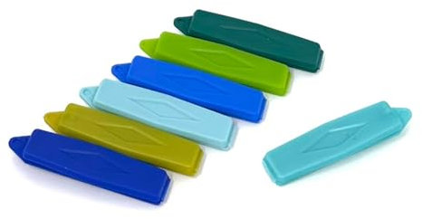 Camtiac Hunde-Haarspange Raute 7-StückEdition grün-blau 1-2-3-4-5-26-27