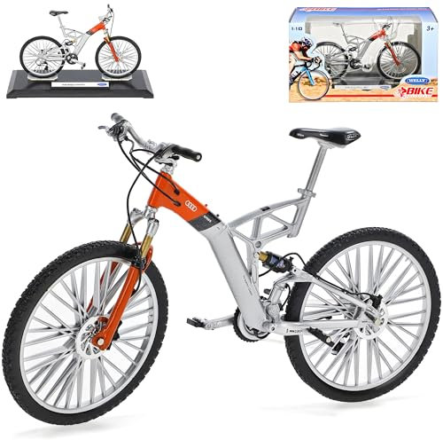 NEW A*u*d*i Design Cross Pro Grau Orange 1/10 Welly Fahrradmodell Fahrrad Modell
