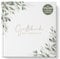 luftundliebe Gästebuch Hochzeit mit Fragen zum ausfüllen, Gästebuch, Hochzeit Gästebuch, Vintage, Goldfolienveredelung, Hochzeitsgästebuch, Hardcover - Eukalyptus