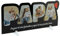 PV Grafik® Regalo Festa del Papà,Targa con Foto Papà, Prima Festa del Papà, Regalo Compleanno Papà, Idee Regalo Papà, Regalo Neo Papà, Cornice Festa del Papà,Regalo Figlio Figlia Papà.(Nero)