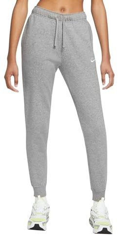 Nike Damen nsw club Hose, Dk Grey Heather/White, S EU