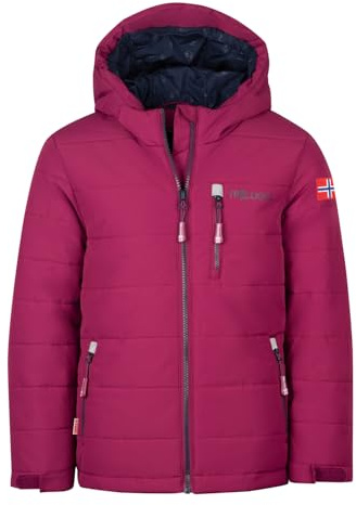 Trollkids Kids Hemsedal Snow Jacket XT | Wasserabweisend, winddicht und atmungsaktiv, Sehr leicht, Warme Polyfaser-Füllung, Eine Brusttasche, Schneefang