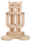 Small Pet Water Bottle Wooden Stand, Adjustable Height Free Standing Hamster Water Bottle Holder for Gerbils Hamsters Rats