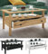VCM Holz Beistelltisch mit ESG-Sicherheitsglas | Couchtisch schlicht | Maße ca. H. 42 x B. 90 x T. 54 cm | Wohnzimmertisch mit Schublade | Sofatisch - Lingis L
