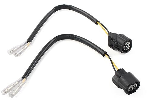 Three T FSFY Motorrad-Blinker-Markierungsdraht-Adapter, Steckverbinder, passend für Kawasaki Z1000SX, für Versys 1000, ZX-10R Ninja, ZX-10RR Ninja, Z650RS, Z900, Z900SE, 2 Stück