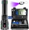 Shadowhawk Lampe Torche LED Ultra Puissante, 500000 Lumens Lampe de Poche Rechargeable USB, XHM90.2 Lampe Tactique, Torches IP67 Étanche, flashlight 5 Modes D'éclairage, pour Camping Randonnée Urgence