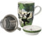 Teetasse mit Deckel und Sieb Una passeggiata nel verde Rosina Wachtmeister