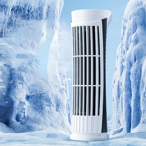 Ventilador Refrigeración Torre Escritorio, Ventilador Torre Escritorio Portátil, Ventilador Refrigeración Ajustable, Ventilador Torre Dormitorio, Ventilador Mesa Escritorio Con 2 Velocidades