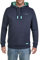 DENIMFY Hoodie Herren Regular Fit DFBenno Kapuzenpullover Pullover Schwarz XXL, Größe:XXL, Farben:Navy-Diving Turquoise