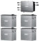 Zendure SolarFlow Hub 2000&AB2000*4 Centrale électrique pour Balcon. Hub 2000 Double MPPT, Entrée Solaire 1800W, Puissance de Sortie 1200W. AB2000 1920Wh LiFePO₄, 7860Wh Capacité Extensible.