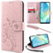 YIRSUR for Samsung Galaxy A16 Case with Screen Protector and Touch pen, Leather Flip Wallet Women Men Case Magnetic Closure Cover with Card Slots and Kickstand for Galaxy A16 5G/4G Phone Cover Pink