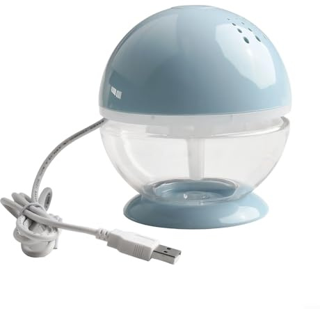 Luftreiniger, tragbarer Luftreiniger, Luftreiniger für Zuhause, USB-gewaschener Lufterfrischer, Staubsammler, Geruchsentfernung, Staubreiniger (blau)