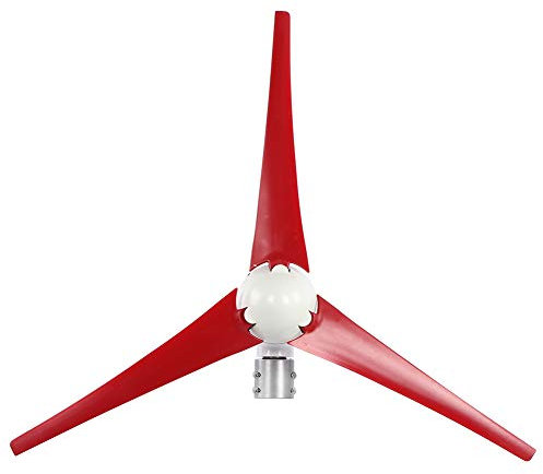Mavaol 400W Windgenerator Nylonfaserblätter Ruhige Leistung von Stromnetz Erneuerbare Energien für die Fernbedienung im Freien