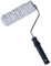 Sharplace Patterned Paint Roller Decorative Practical with Handle Creative Rubber Roller Paint Art Tool for Wall Decoration Furniture, Style A