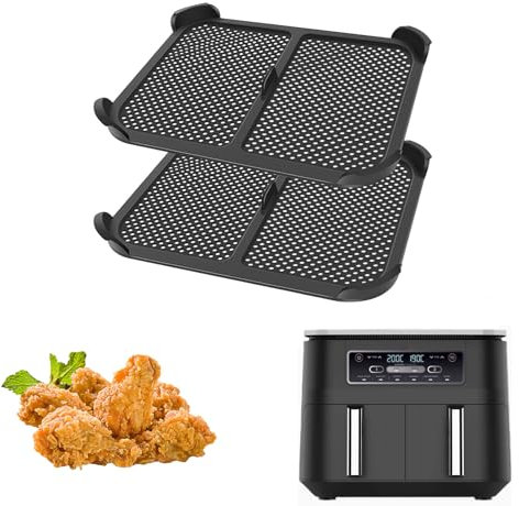 Hot Air Fryer Accessories, Compatible with Ninja Foodi AF300EU, 2 Splash Guards for Hot Air Fryer, Protection of Heating Elements and Fan of a Fryer