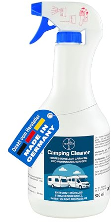 HERRLAN® Caravan- & Wohnmobilreiniger Konzentrat 500 ml für Außen & Innen | Profireiniger für Caravan, Wohnwagen, Camper & Reisemobil – kraftvoll gegen Insektenreste, Straßenschmutz & Umweltschmutz.