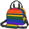 NUYFVG Lonchera con bandera de arco iris, reutilizable, aislada, para adultos, para el trabajo, viajes, mujeres y hombres