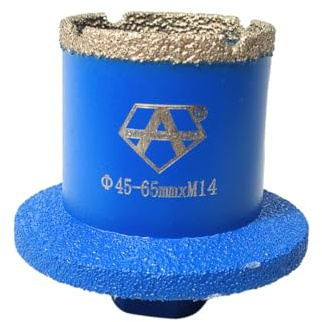 AVANGARD Svasatore diamantato professionale 45 mm - AC456501 - Fresa conica di alta qualità per fori Lavello e piletta - ideale per gres porcellanato, marmo e granito - finitura precisione Top