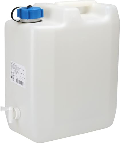 Plastic Water Carrier with Tap & Handle – Food Grade Jerry Can for Camping, Garden & Outdoor Use – Portable Fluid Container (35 Litre)