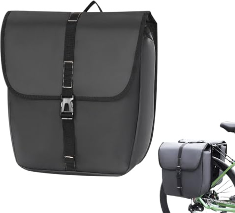 Zestivra Fahrradtasche | Reise-Organizer 20 l für Fahrrad – wasserdichte Fahrradtasche mit Tragegriff für Wanderungen in der Stadt, Reisen, regnerische Bedingungen