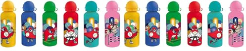 Fun House JEUX OLYMPIQUES PARIS 2024 GOURDE JO ALUMINIUM 500 ML - LIVRAISON ALEATOIRE : ROUGE, VERT, ROSE, BLEU, JAUNE OU TURQUOISE (Lot de 2)