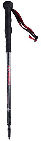 MBC CollapsibleTrekking Pole, Carbon Fiber Hiking Walking Stick, Professional Photography Monopod Stand for Camera and Camcorder (black)