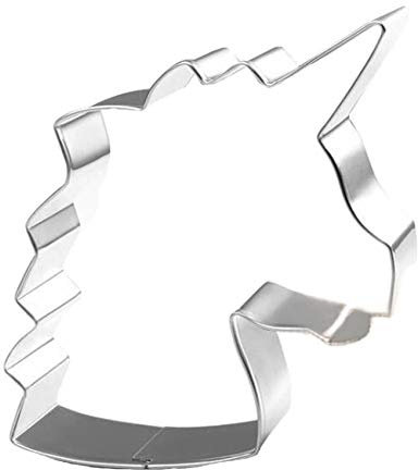 ZDYWY Formine per biscotti a forma di testa di unicorno