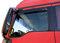 SCOUTT | Windabweiser Passend Für TGX 2009-2020 Set 2-TLG, Vorne, Regenabweiser, Klebende Dunkel, Aerodynamisch, Einfache Montage