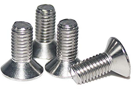 Senkschraube M6 x 8 mm, Edelstahl V2A VA A2, DIN 7991 / ISO 10642, Innensechskant, 50 Stück