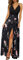 Newshows Sommerkleid Damen Lang Maxikleid Sommer V Ausschnitt Kleid Schlitz Freizeitkleid Elegant für Hochzeitsgast (Floral 26,Groß)