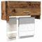 LLEZKBR Schränke & Aufbewahrungsschränke & Kleiderschränke - Garderobe Altes Holz 70x32,5x35 cm Holzwerkstoff