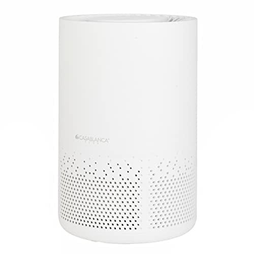 Casablanca P509148BS Air Purifier with 3 in 1 HEPA Filter, Air Filter Cleaner for Allergies, Dust, and Odour, 3 Speed Settings and Sleep Mode for Improved Sleep, 1.5 M Power Cord, Night Light, 25 W