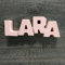 Framan MDF Personalizado con Nombres, Letras de Madera Decorativas con Nombres de Chico o Chica (Lara)