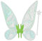 Takmor Ailes de Fée Adulte, Deguisement Fee Femme Aile de Fée Adulte Winx Fairy Wings Adult pour Halloween Anniversaire Noël Thème Fête