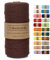 Likeecords Makramee Garn 2mm x 200m Baumwollgarn Makramee-Seil, Makramee-Schnur,Bunte Baumwoll-Bastelschnur zum Aufhängen Pflanzenaufhänger Basteln Stricken (Braun)