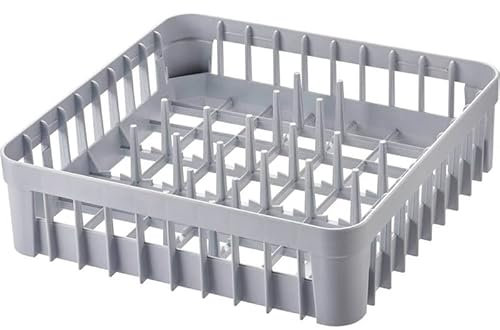 Romux® Cesta para Platos 40x40 cm para Lavavajillas Profesional | Accesorio para Hostelería, Restaurantes y Cocinas Industriales | Alta Resistencia y Capacidad de Carga