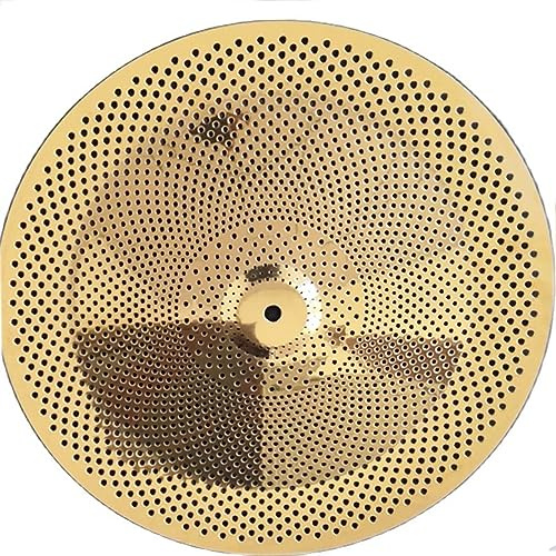 Gold Mute Cymbal 10'' Splash +16'' China Practice Piatto Accessori per Strumenti a percussione