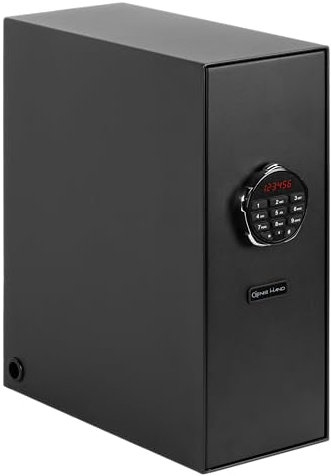 Genie Hand | Coffre-fort Électronique pour Hôtels, Résidences et Hôpitaux avec Rangement pour Ordinateurs Portables jusqu'à 17 avec B-Class Serrure et Système Anti-Bounce - 100% Acier Inoxydable