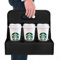 BOHEMIABY Milk Water Bottle Carrier, Portable Drink Carrier 6 Cup, Reusable Cup Drinks Holder with Handle, Carry Wine Coffee Securely Holds Hot and Cold Beverages for Takeout or Holiday, Black